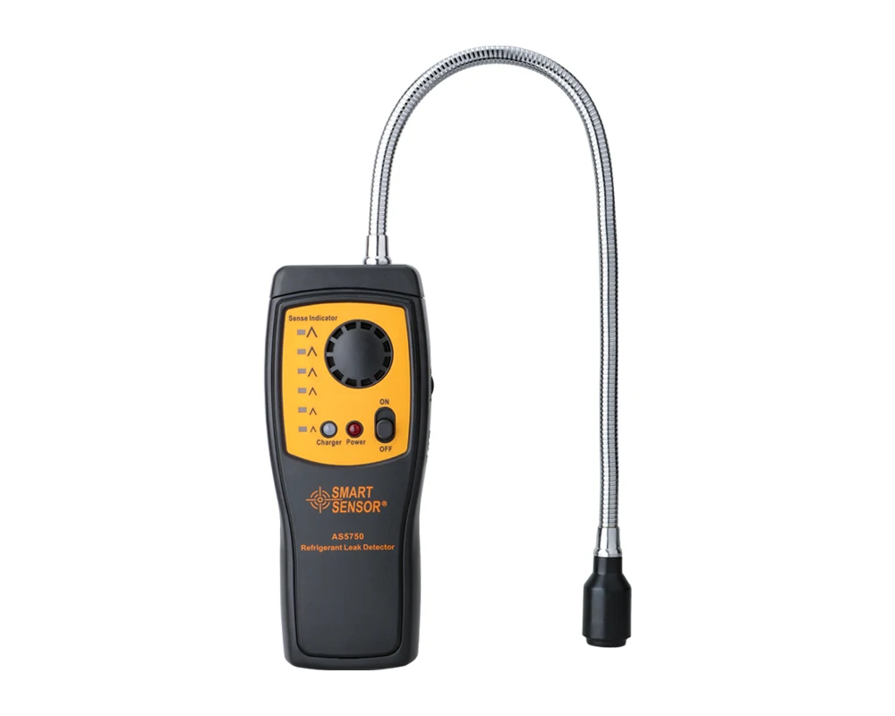 AS5750 Rilevatore di gas alogeno Aria condizionata automobilistica Rilevatore di perdite di gas refrigerante Freon Posizione Determinare Allarme tester