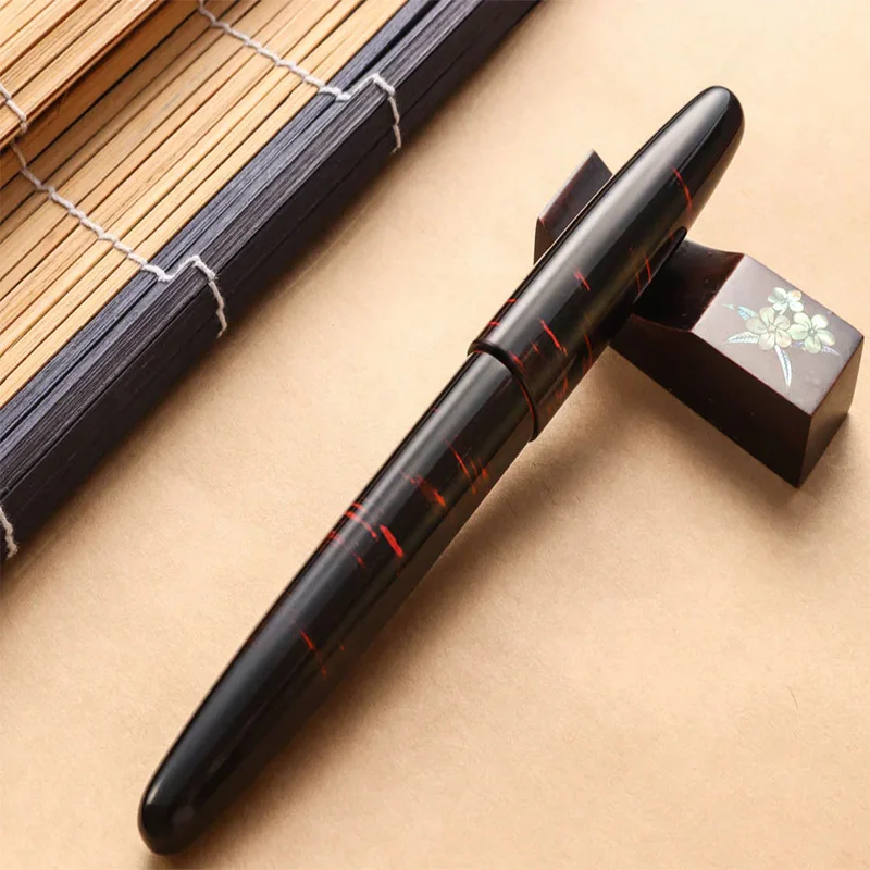 

Новая роскошная перьевая ручка WANCHER из твердой резины с драгоценными камнями, наконечник JOWO F, наконечник 0,5 мм, элегантная подарочная коробка, подарочная ручка для бизнеса/юбилея