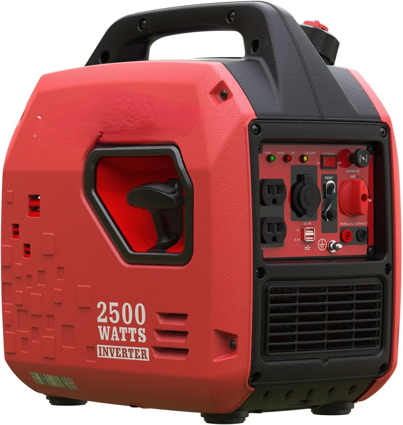 Gas Powered Portable Inverter Generator, Super Quiet for Camping, Tailgating, Home Emergency Use, CARB Compliant 2024 Version