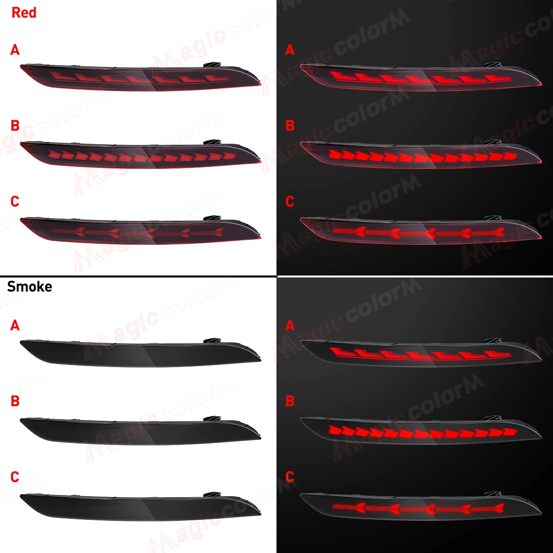 For Geely Emgrand Proton S70 2022 2023 2024 2025 2026 Rear Bumper Reflector Lights Rear Driving Dynamic Turn Signal Brake Lamps