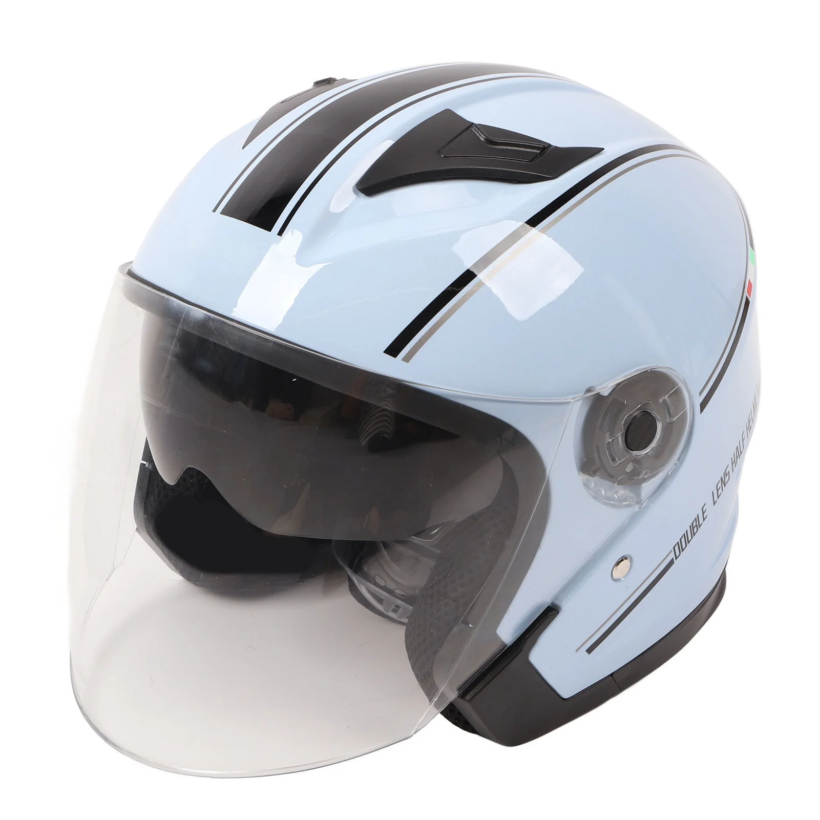

Half Motorcycle Helmet Compact Lightweight ABS Open Face Motorbike Helmet for Electric Vehicle Motorcycle