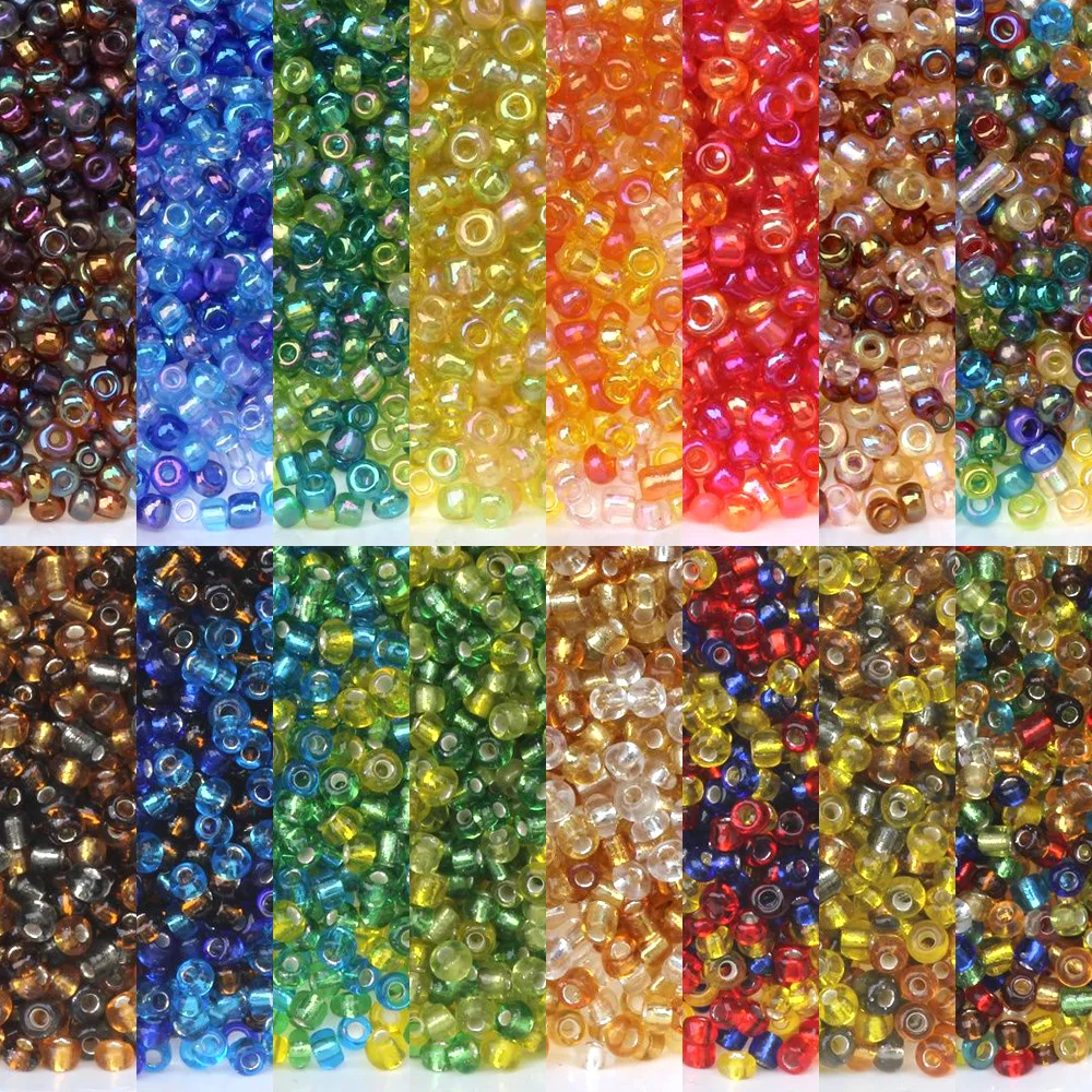 Około 1000 sztuk/partia 2MM 155 sztuk 4MM Mix kolorów urok czeskie szklane koraliki naszyjnik DIY bransoletka naszyjnik kolczyk Spacer do tworzenia biżuterii