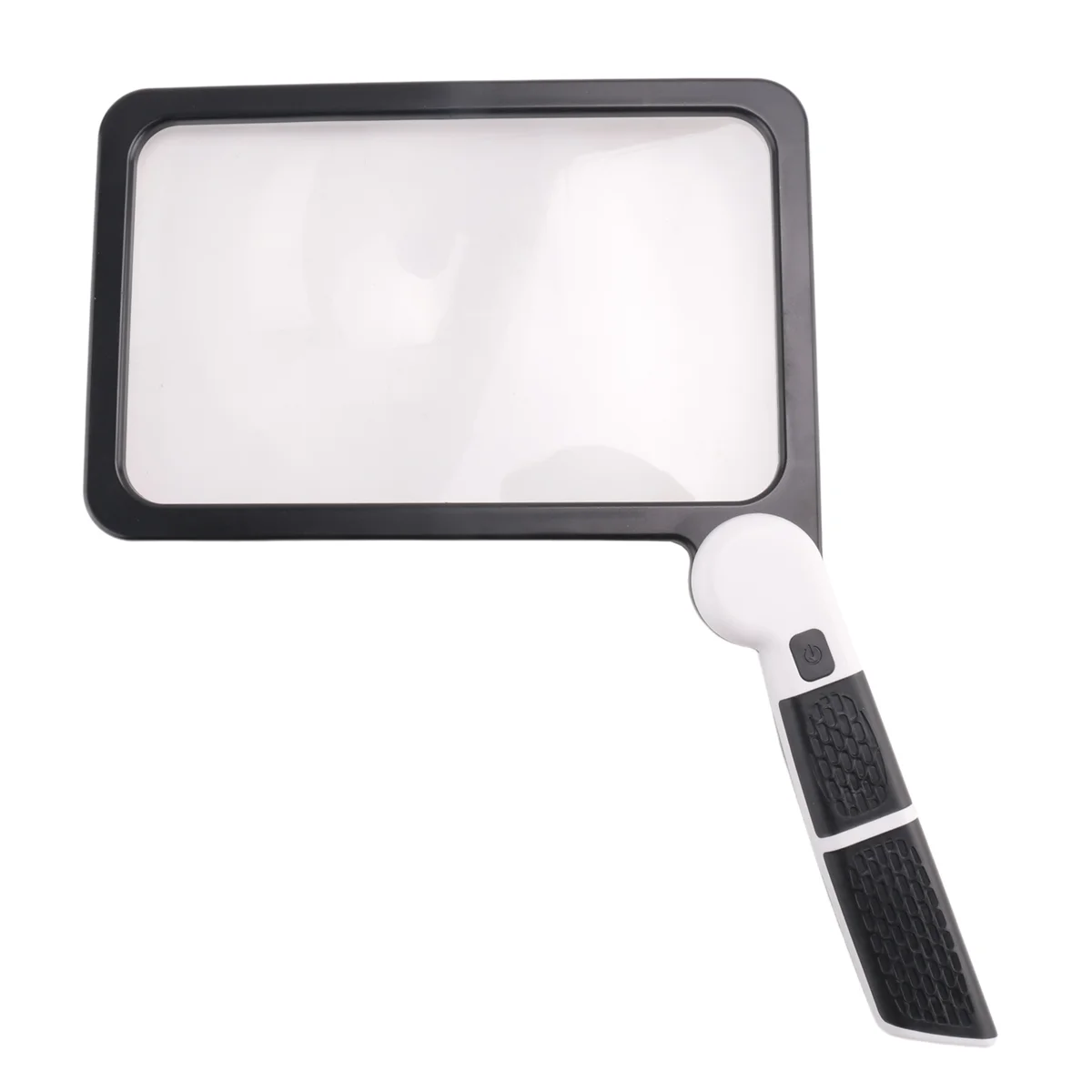 Full-Page 5X Magnifying Glass for Reading, Folding Lighted Magnifier with 48 LED Lights, Rectangular Handhold Magnifier