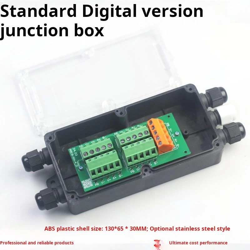 Loadometer terminal box forklift scale junction box electronic scale stainless steel truck scales sensor 4 in-out junction box