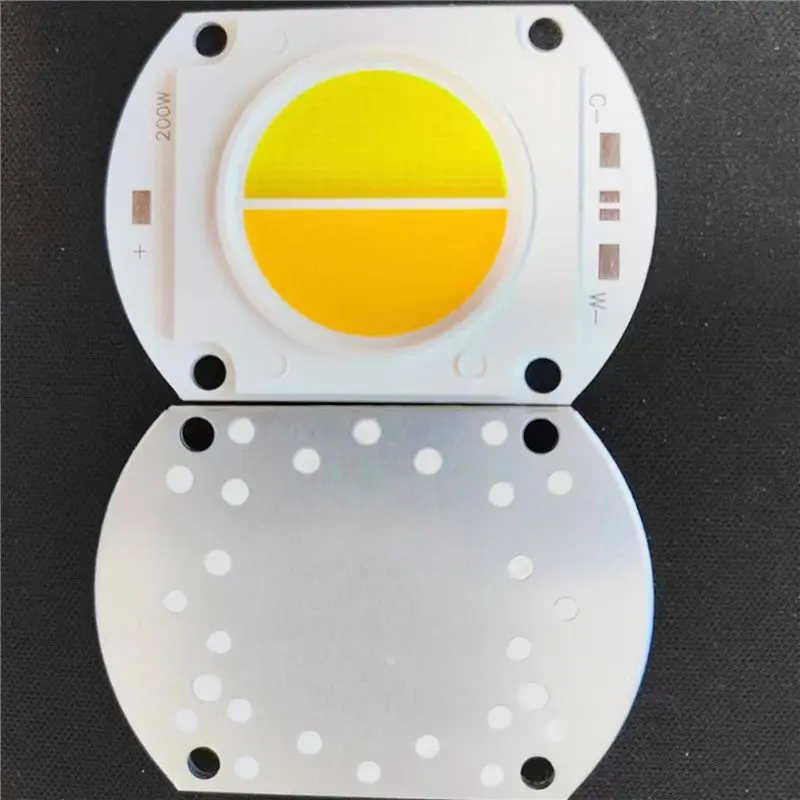 B03C-10Pcs 200W Dual Color High Power LED COB Chip 3200K 6500K For Outdoor Floodlight Spotlight Lamp