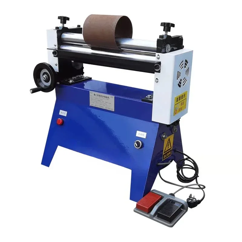 

220V Electric Rolling Machine Stainless Steel Plate Bending Partly 3-star Axis Round Tube Rounding Tool Sheet Metal Roll Forming