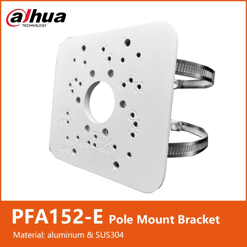 Dahua PFA152-E Pole Mount Bracket Support Camera Stand for Dome IPC-HDW2849T-ZS-IL IPC-HDW3849H-AS-PV Bullet IPC-HFW3849T1-AS-PV