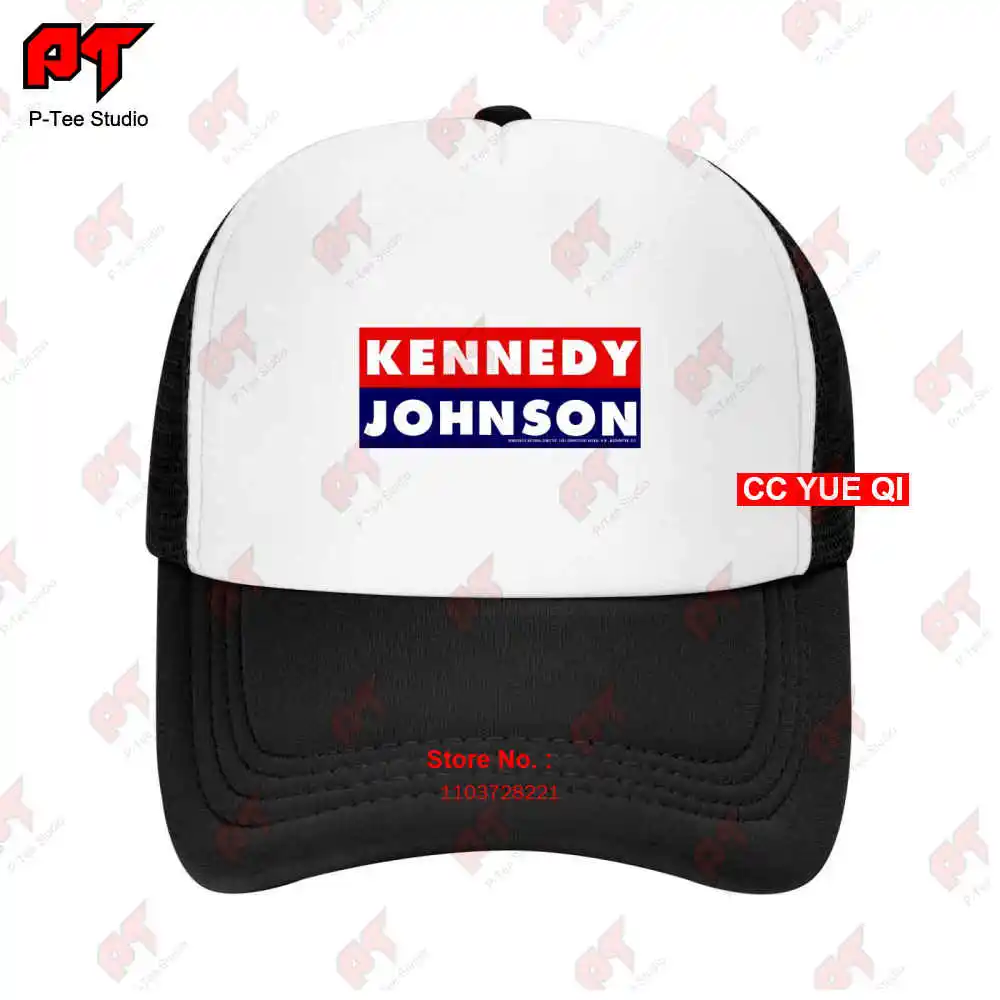 1960 Kennedy Johnson Campaign Democrat Jfk Lbj Baseball Caps Truck Cap J2FR