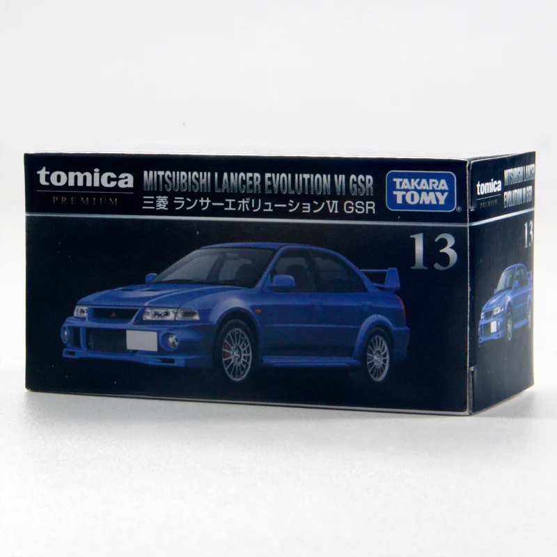 TAKARA TOMY-Modèle de voiture Tomica Mitsubishi EVO pour enfants, mini voiture en alliage moulé sous pression, GSR coupé de sixième génération, jouet de Noël, cadeau d'anniversaire