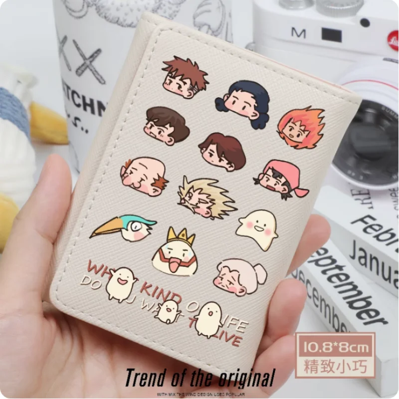 

Anime The Boy and the Heron Wallet Women's Fold Bag Multi Card Large Capacity Fashion Wallet Gift