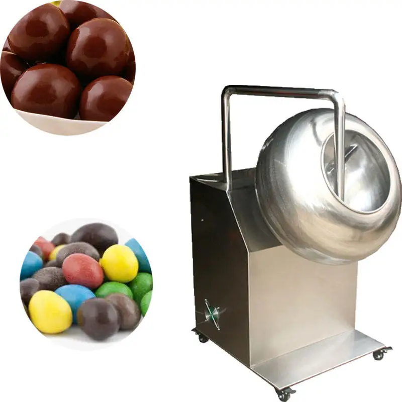 High Productivity Commercial Caramelized Nuts Coating Machine Chocolate Coating Machine With Low Price