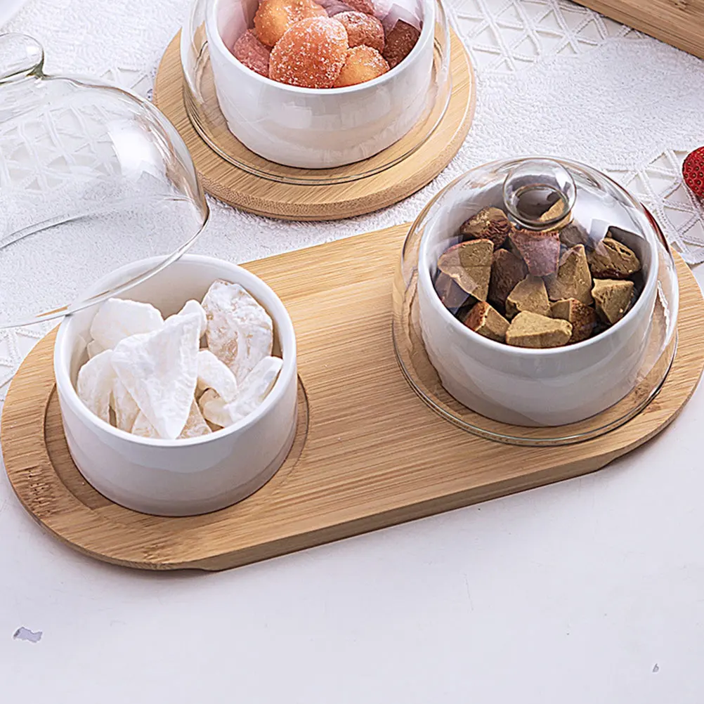 

1 set 1 Set Ceramic Dessert Bowl Creative Fruit Salad Bowl For Home Restaurant Food Serving Bowls Easy To Clean