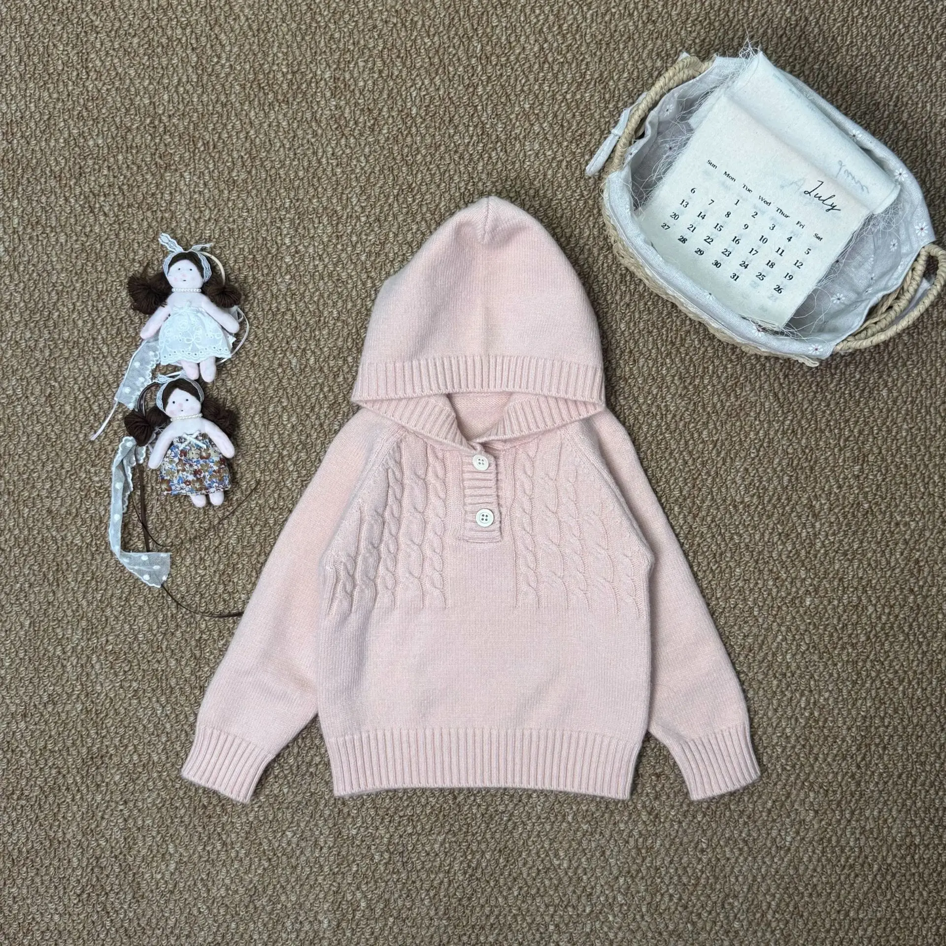 الفتيات محبوك البلوزات ربيع الخريف 2025 الأطفال الصوفية جيرسي هوديس القمم ملابس خارجية للطفل فتاة الملابس بلوزات الاطفال #4