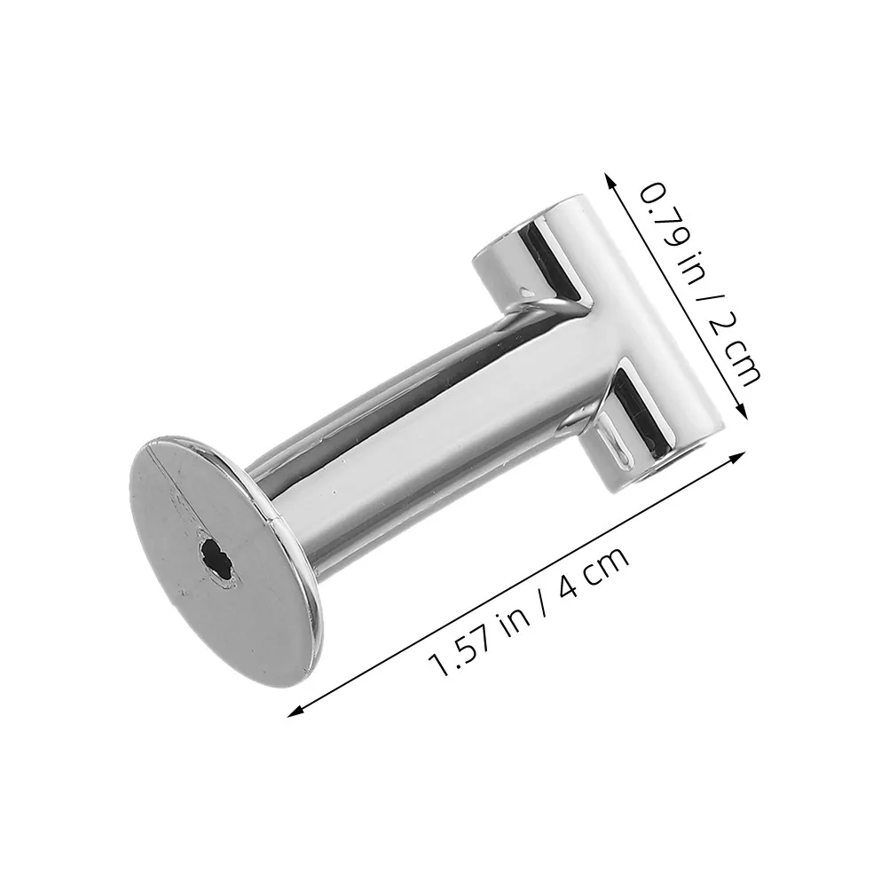 6Pcs Shelf Handrail Connector Heavy Duty Plastic Pipe Railing Connector for Supermarket Outdoor Shelves Structural Stability
