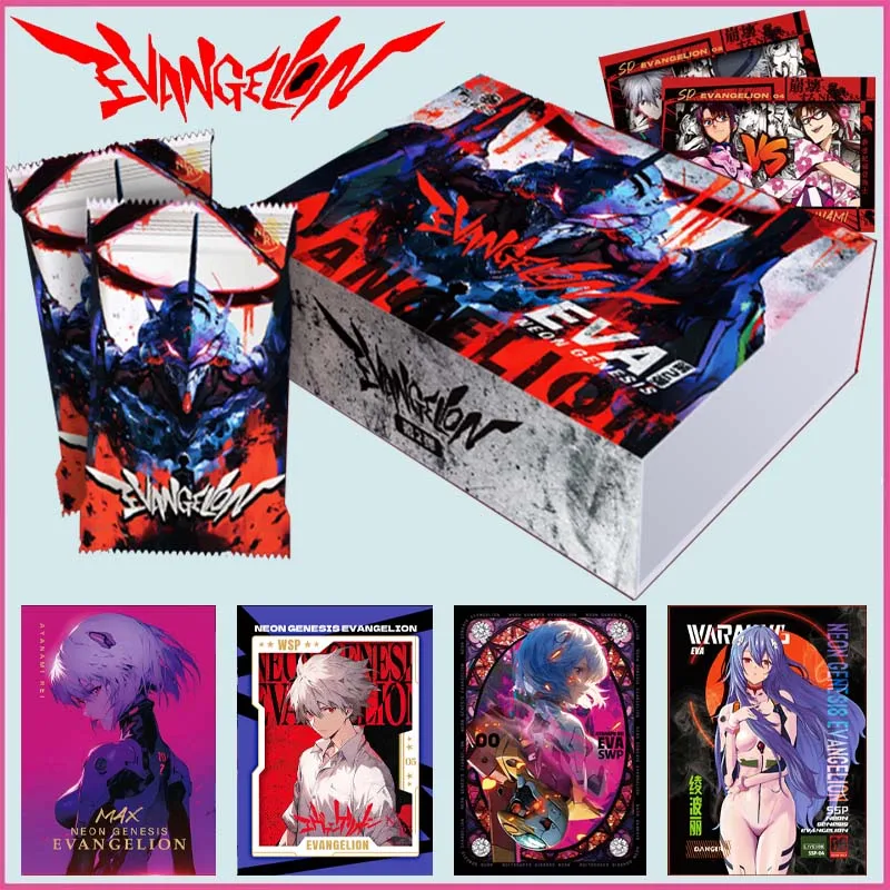 

NEON GENESIS EVANGELION Collection Cards EVA Card Fantasy Sea Culture Eva Booster Box Original Birthday Children Games Playing