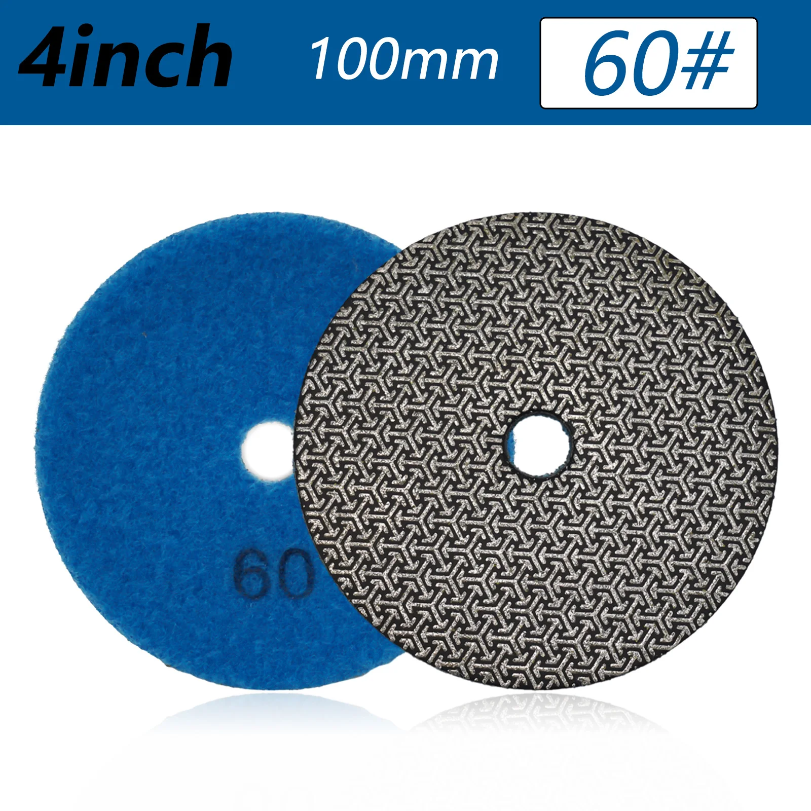 

4 Inch Diamond Dry Polishing Pad Electroplated Sanding Disc For Granite Marble Stone Polishing Abrasives Grinding Tools