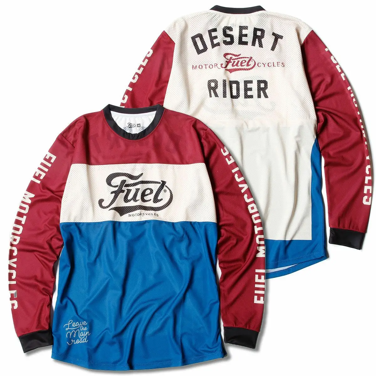 2026  Men's Fuel Desert Rider Vintage Motorcycle Jersey Quick Dry Breathable Long Sleeve Shirt for Outdoor Riding Tops Colthing view 2