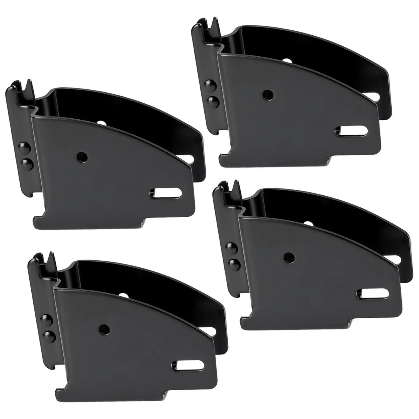 4x Wood Beam End Sockets Metal Easy to Install DIY Heavy Duty Storage Lumber Bracket for Enclosed Trailer Cargo