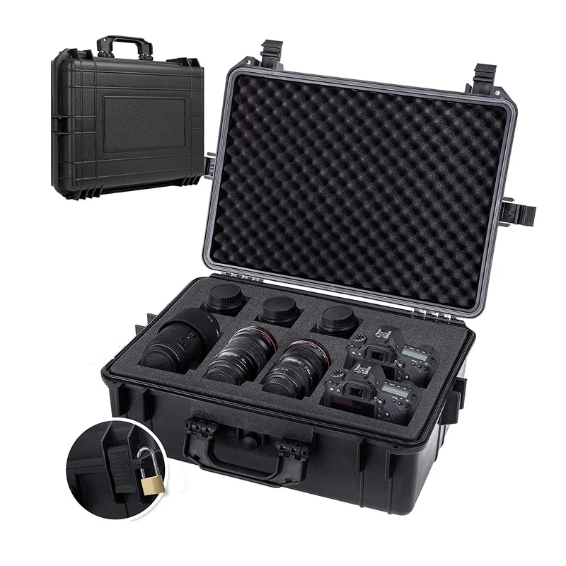 20.5 Inches Waterproof Plastic Hard Case Outdoor Flight Case With Foam