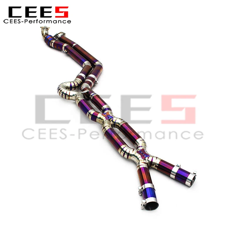 CEES X Mid Pipes for BMW M2/M3 G80/G82/G87 S55 3.0T 2023-2026 Equal Length Exhaust System with OPF Midpipe Exhuast