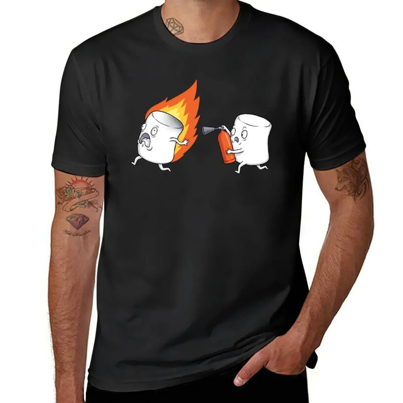 marshmallows at a picnic T-Shirt anime stuff customs design your own heavyweight t shirts for men