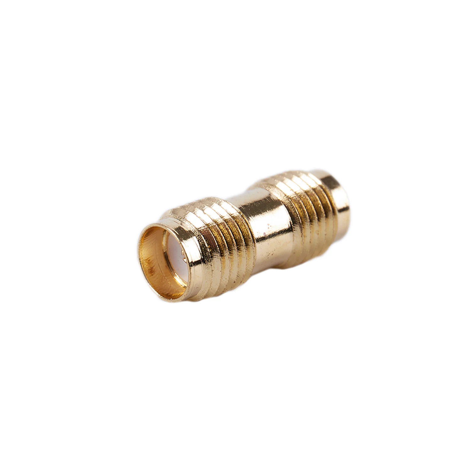 3X Gold RF Connector SMA Female To SMA Female For Two Way Radio SMA-F To SMA-F Antenna Adapter