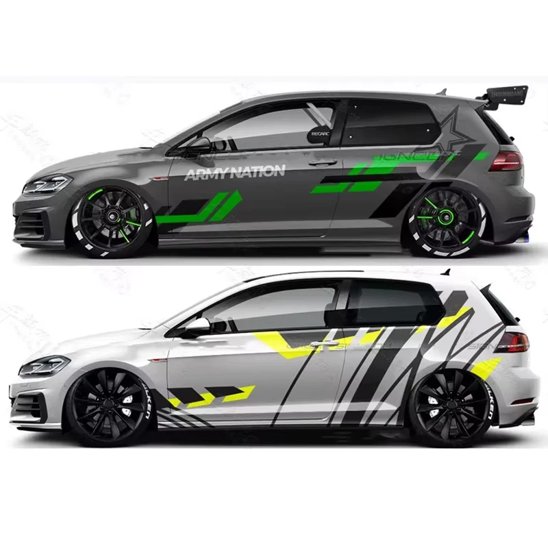 Acessórios de carro para vw polo lanlan golf 7 capô de vinil adesivos de carro personalizados para golf 7 gti produtos de carro para golf r 5 corpo esporte decalque