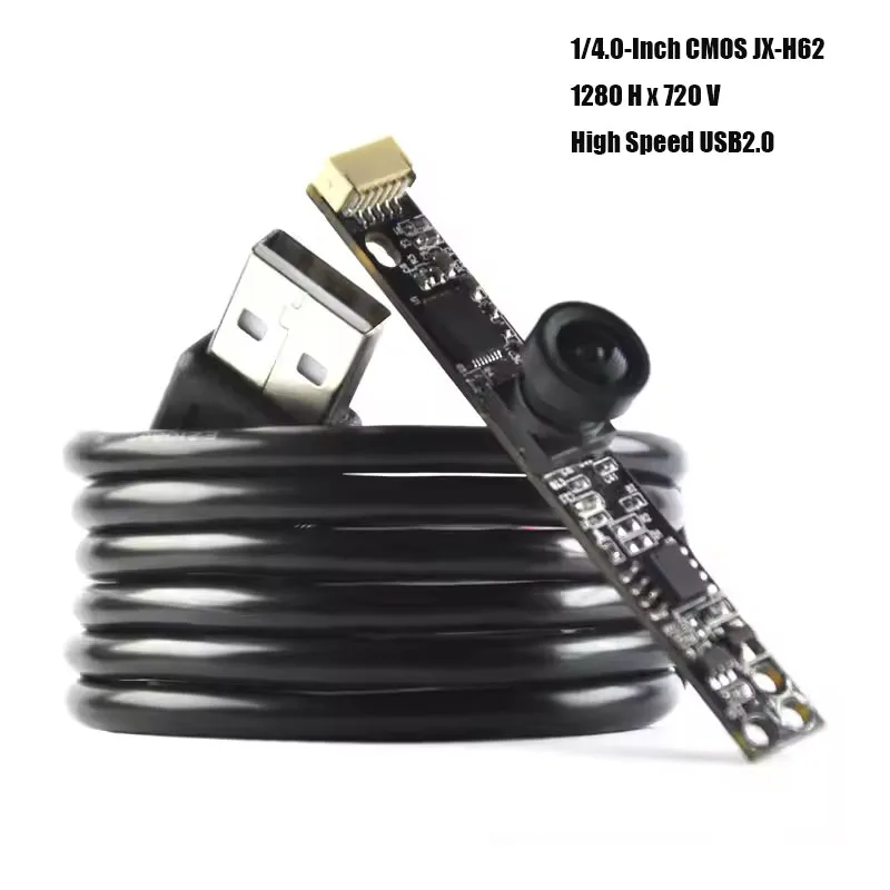 1MP HD 720P 1/4.0-дюймовый CMOS JX-H62 USB-модули камеры с фиксированным фокусом, 62 градуса, 30 кадров в секунду, поддерживающие UVC, Plug and Play 1MP HD 720P 1/4.0-дюймовый CMOS JX-H62 USB-модули камеры с фиксированным фокусом, 62 градуса, 30 кадров в секунду, поддерживающие UVC, Plug and Play