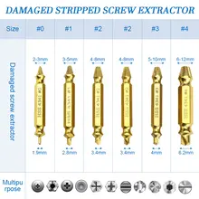 Damaged Screw Extractor Set 4/5/6pcs #3