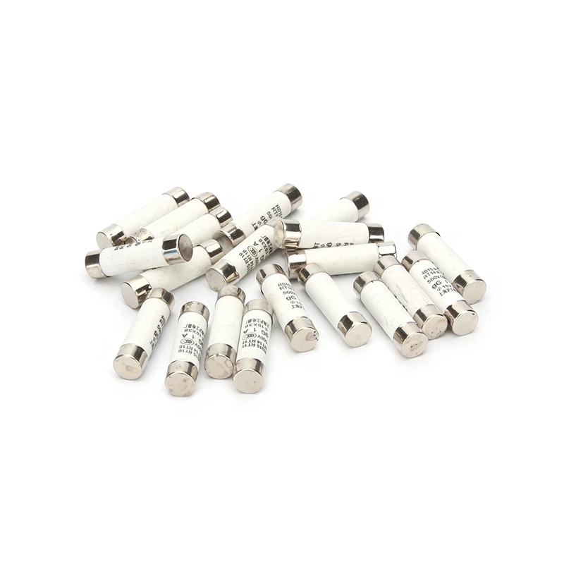 10PCS 10*38 Fast blow Ceramic Fuse 10x38mm Fuse 500V 1A 2A 3A 4A 5A 6A 8A 10A 16A 20A 25A 32A RO15 RT19 RT14 RT18