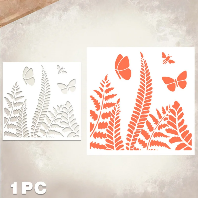 

Painting Hollow-Out PET Template Pattern For Scrapbooking Journal Decoration, Spray Painting, Paper Art, DIY Drawing And Stencil