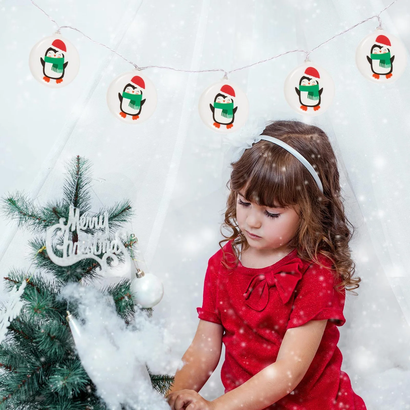 1 قطعة عيد الميلاد سلسلة مصباح LED سلسلة ضوء دافئ توهج ضوء الزخرفية لغرفة النوم حديقة متجر ديكور الحفلات مصباح ديكور خارجي #3