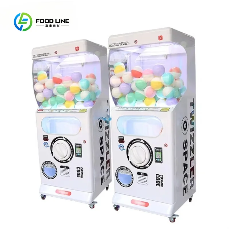 Customized Commercial Metallic Coin Operated Capsule Toy Vending Machine Custom Gift Capsule Dispenser Machine