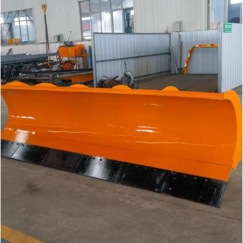 Customized New Arrival New Electric Snowplow 3 In 1 Motor Skid Sateer Snowplow Canada Snowplow Grooming Machine Snow Shovel