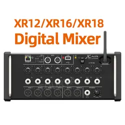 Air 1:1 XR12 XR16 XR18 Rack Mount Professional Digital Mixer Built-in Wifi DSP Audio Mixer DJ Recording Studio with USB Recorder