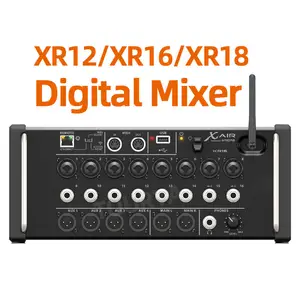 Behringer-ipad用のAirxr18 xr16 xr12ラックマウントデジタルミキサー,androidタブレット,midas  prepamps,wi-fiおよびusbオーディオインターフェイス - AliExpress