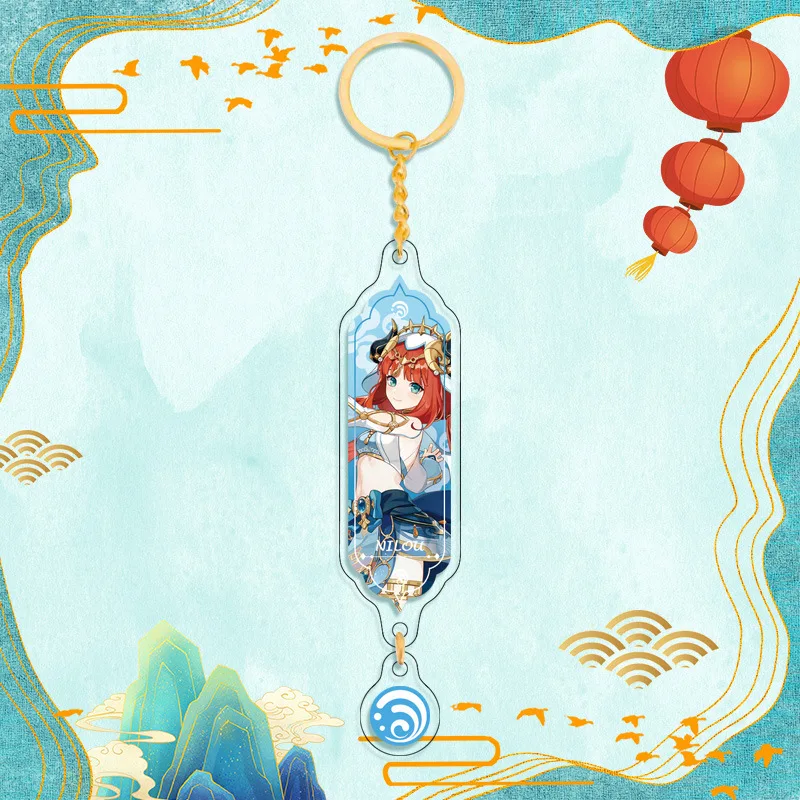 Anime Schlüsselanhänger Aino Neuvillette Lauma Flins Ineffa Schlüsselanhänger Zubehör Niedlicher Taschenanhänger Schlüsselanhänger Fans Geschenk – Detail 2