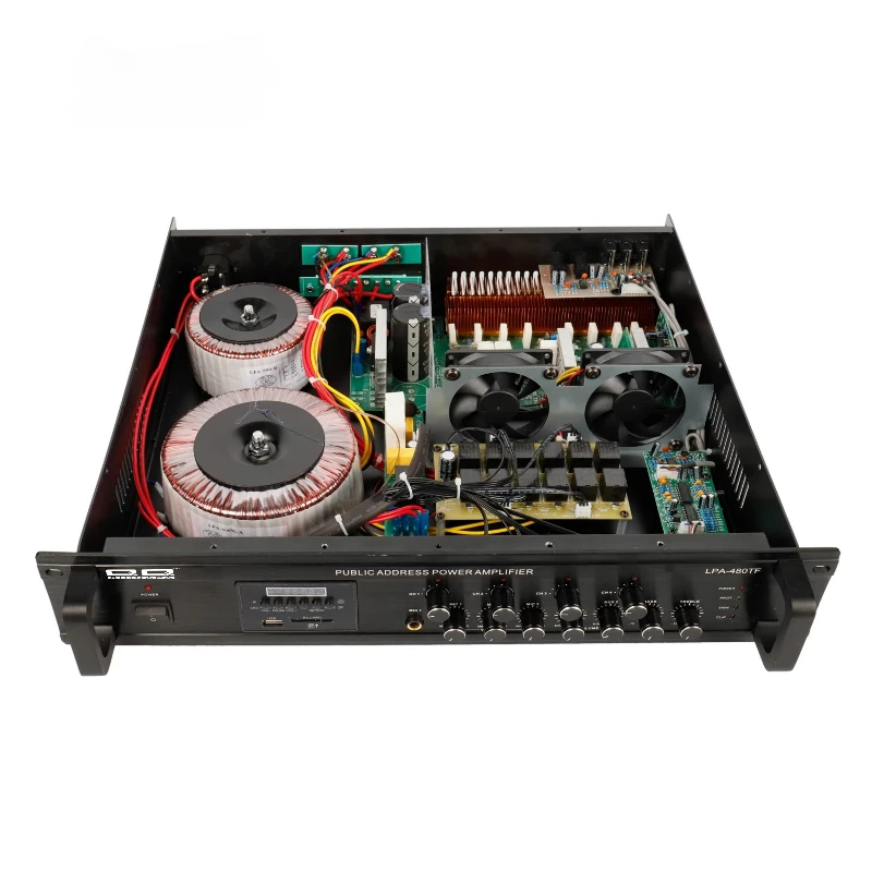 

480W LPA-480TF Power Mixer Amplifier Professional With Blue Tooth,FM ,USB,4 Zone