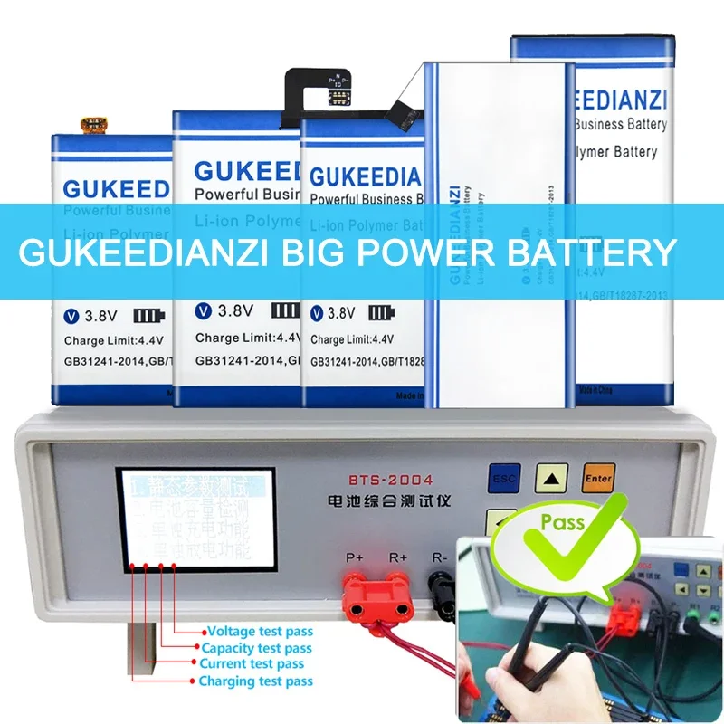 High Capacity GUKEEDIANZI Battery BM53 6100mAh For Xiaomi 10T Pro