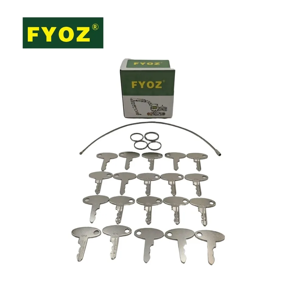20pcs Ignition Keys For Ford/New Holland Tractor 1210 1320 1520 1530 1620 1630 1715 1720 1725 1920 Part 1570 ELI80-0089