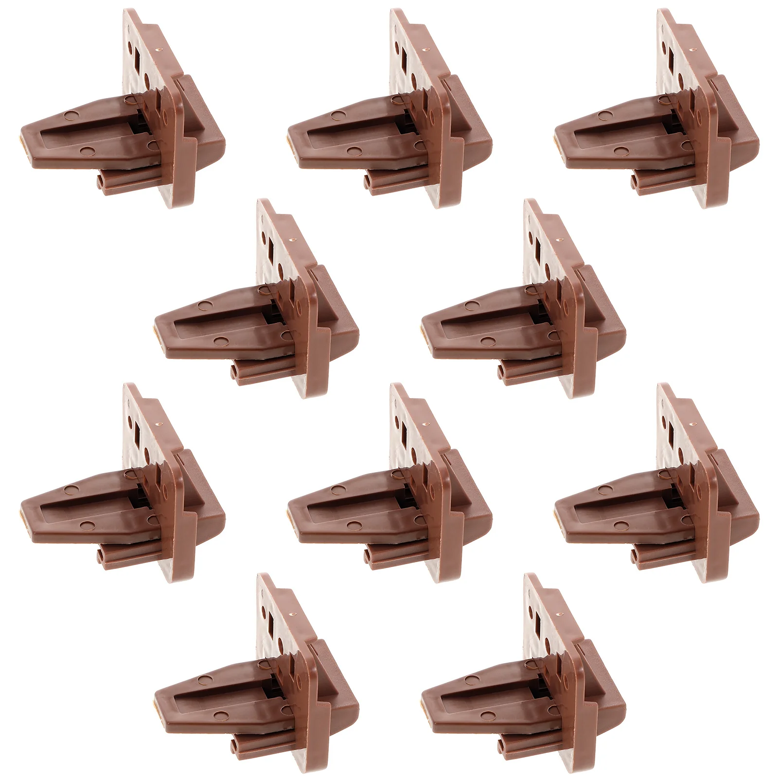 

10Sets Drawer Slide Replacement Kit Plastic Glide Track Compatible Kenlin Ii Center Mount Drawer Repair Components