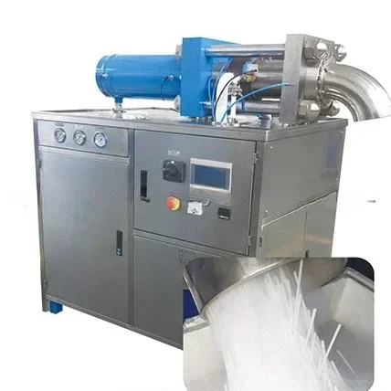 Macchina per il ghiaccio secco completamente automatica Mini macchina per la produzione di cubetti di Co2 solidi a pellet di ghiaccio secco che produce macchina per il ghiaccio secco in vendita