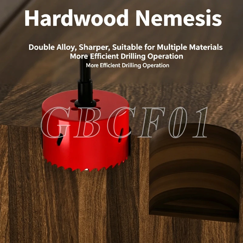Hardware Tools M42 Bi-Metal Hole Saw Cutter for Drywall, Plastic, Sheet Metal, Metal, Woodworking - Drill Bit Hole Expander