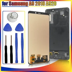 6.3'' A920F for Samsung Galaxy A9 2018 A920F LCD Display Touch Screen Digitizer Replacement for Samsung A920 A920F A920N LCD