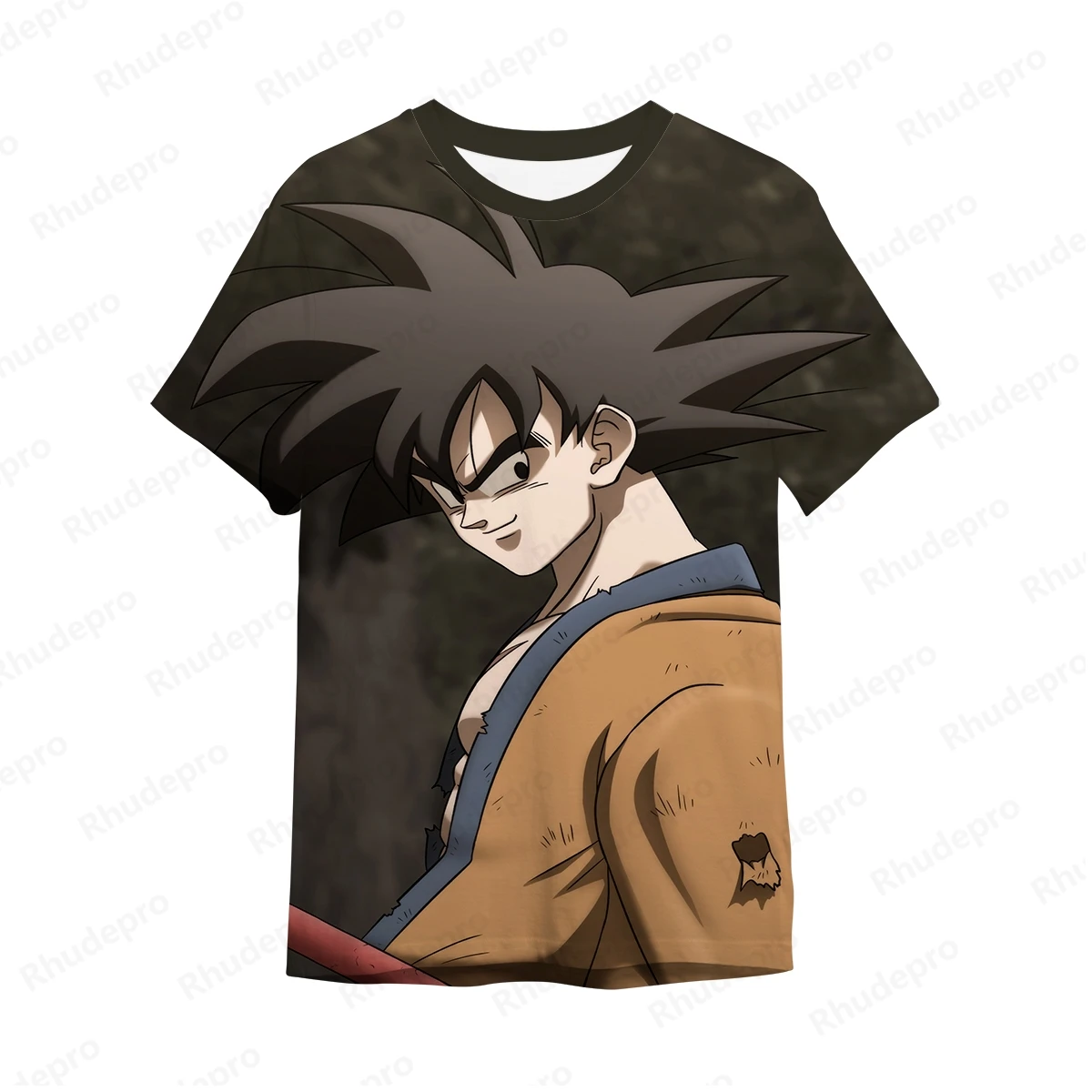 Goku T-Shirt Short Dragon ball Harajuku Style Goku Hip Hop Boy Sleeve Tee New Tops Trend Clothing High Quality Men's Y2k 5XL