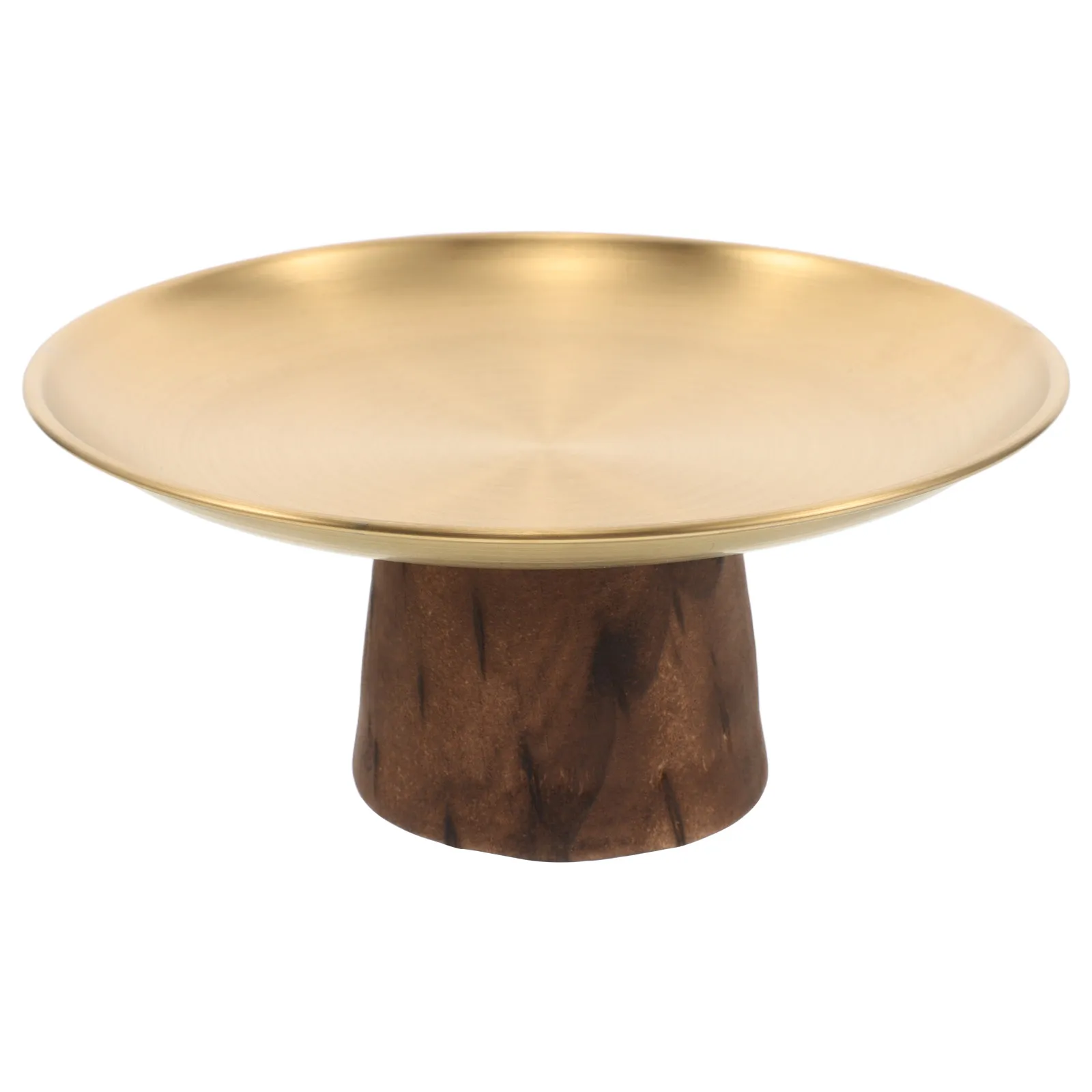 

Stainless Steel Footed Cake Stand Round Cupcake Dessert Display For Wedding Party Fruits Candy Serving Platter Vintage French