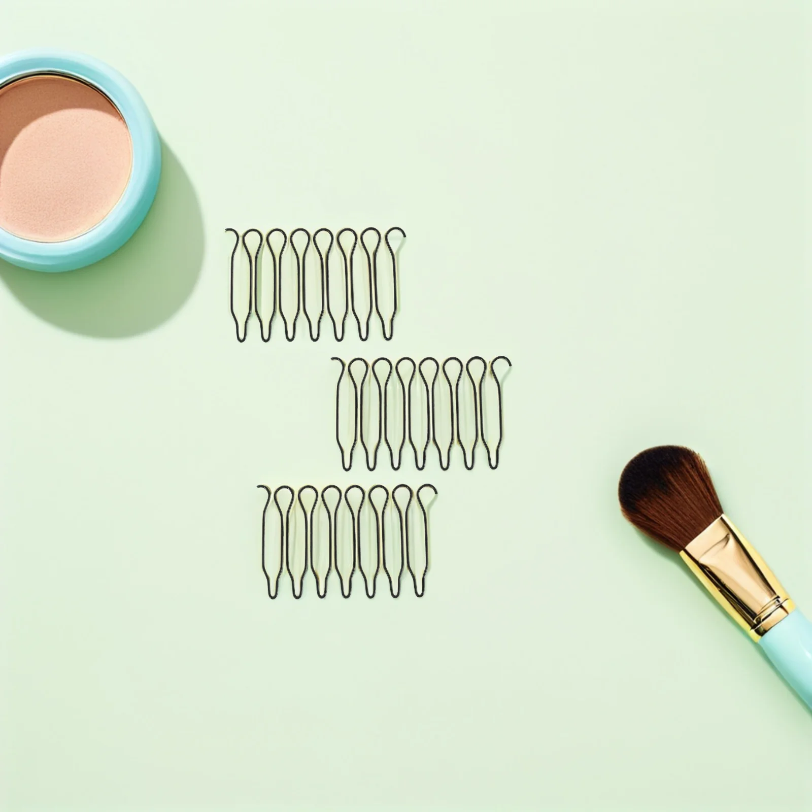 40 قطعة من أمشاط الأسلاك المعدنية، دبابيس شعر مموجة، إكسسوارات أنيقة للنساء، حل تصفيف سريع، مشط تصفيف الشعر