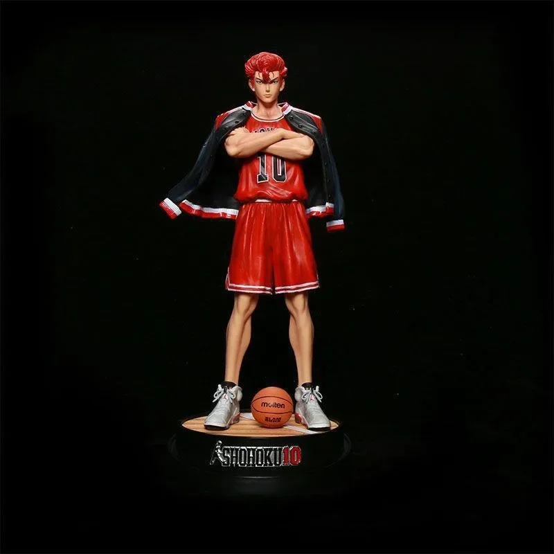 33cm SLAM DUNK Figure Kaede Rukawa Sakuragi Hanamichi Hisashi Mitsui Collection Doll Action Figurines Gift Anime Kid Toy Kawaii