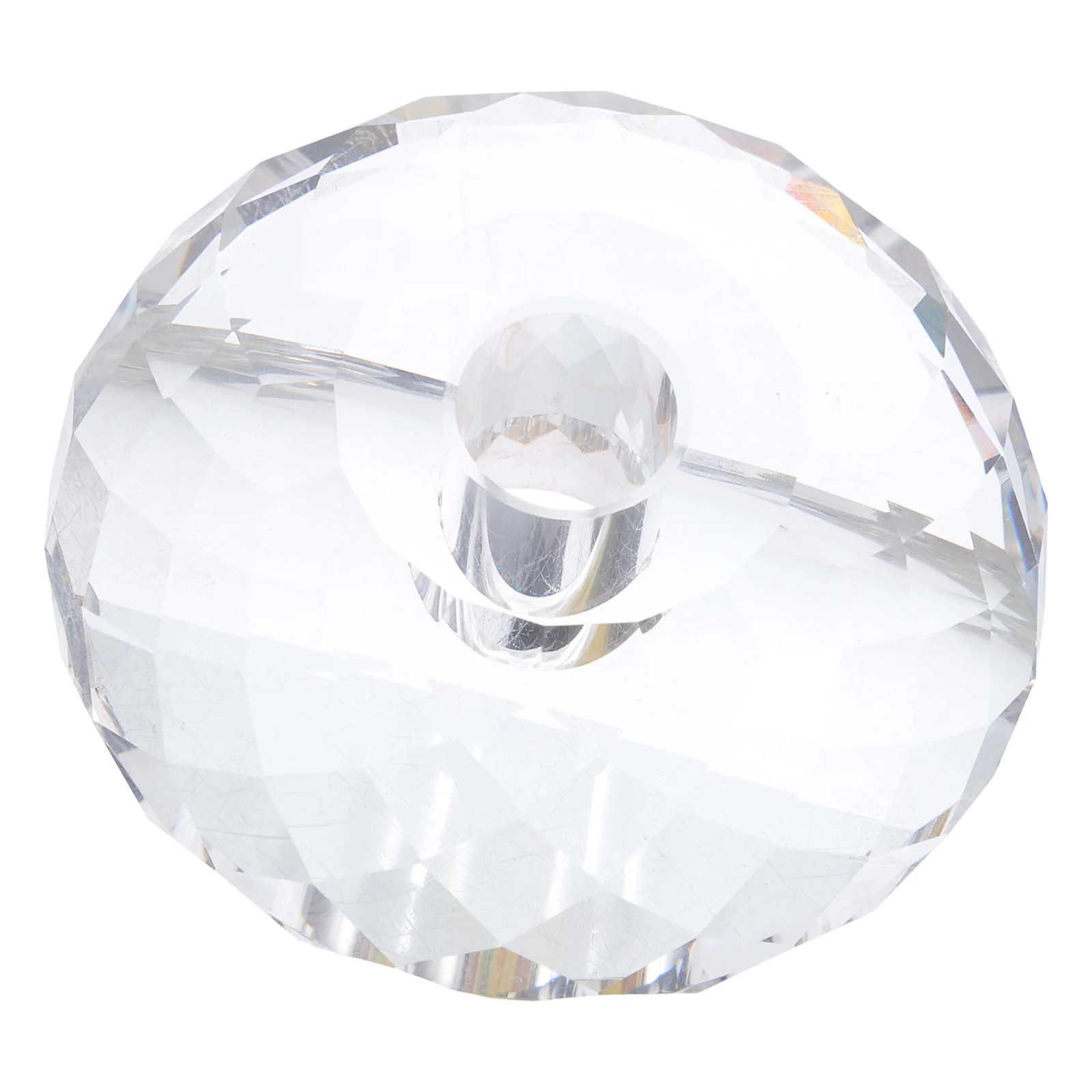 

Crystal Fountain Pen Holder Clear Transparent Pencil Holder Stand for Desktop Office Desk Decoration Single Pen Display