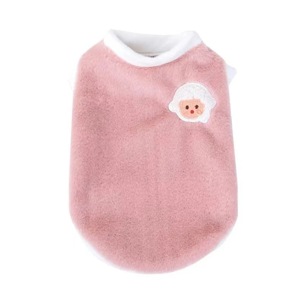 Weiche Faux Kaninchen Fell Winter Warme Hund Katze Fleece Kleidung Warme Tragen Beständig Katze Kleidung Verdickte Atmungsaktive Haustier Weste Hund